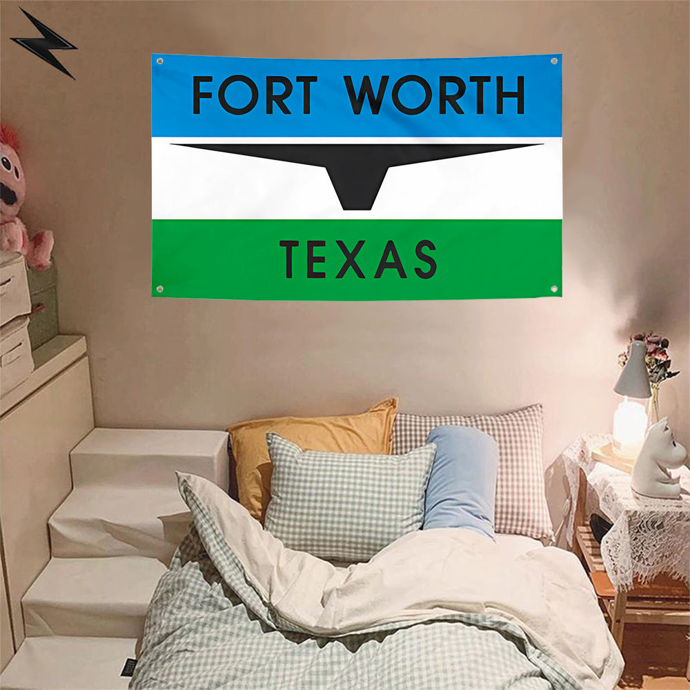 Fyon Fort Worth, Texas (1968–2004) Flag Banner