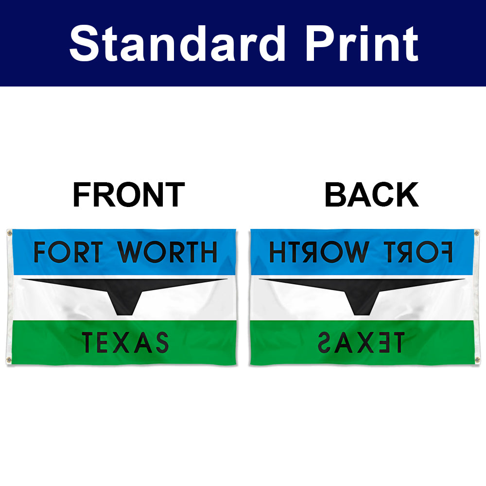 Fyon Fort Worth, Texas (1968–2004) Flag Banner