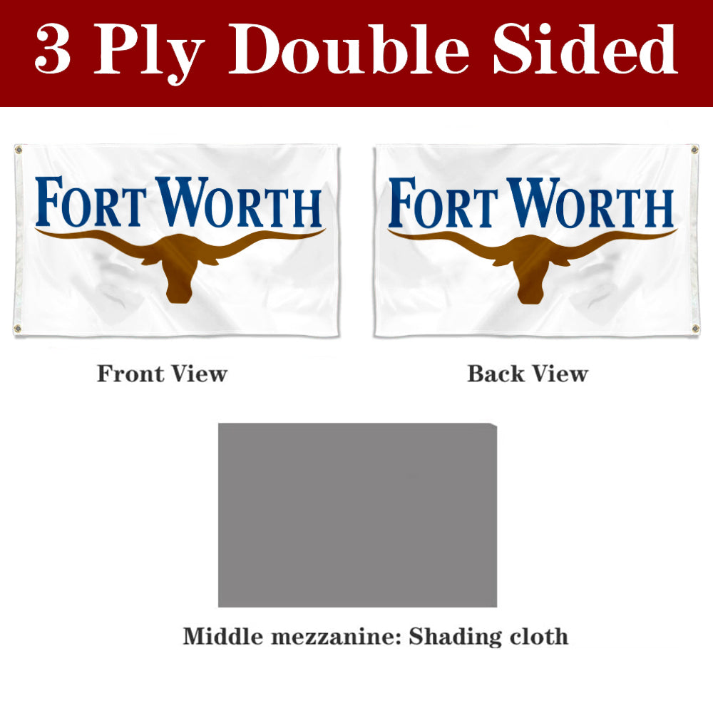 Fyon Fort Worth,Texas Flag Banner