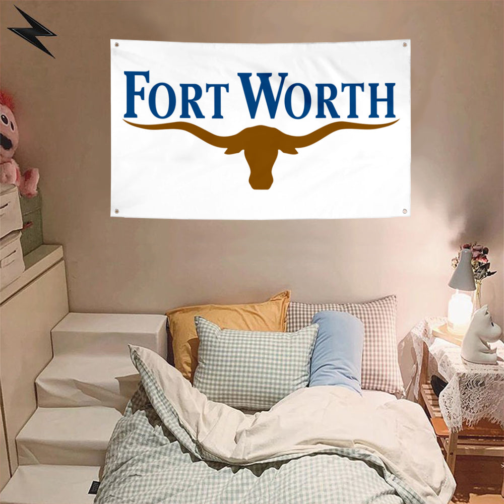 Fyon Fort Worth,Texas Flag Banner