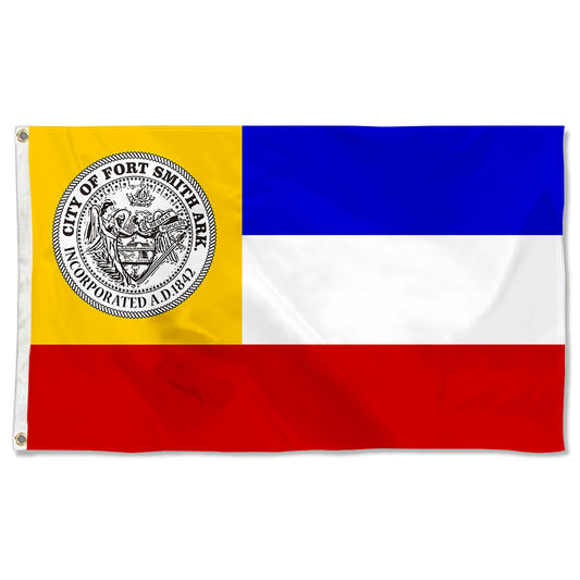 Fyon Arkansas banner city of  Fort Smith flag