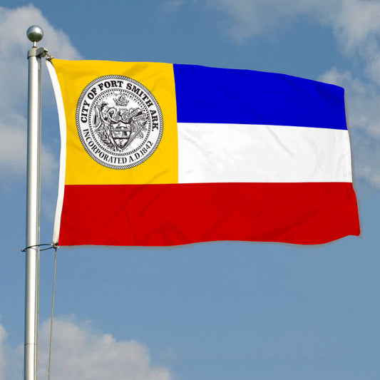 Fyon Arkansas banner city of  Fort Smith flag