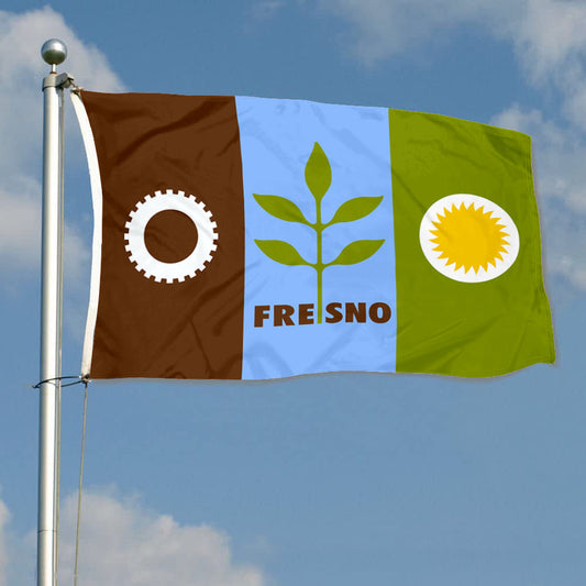 Fyon Fresno, California Flag Banner