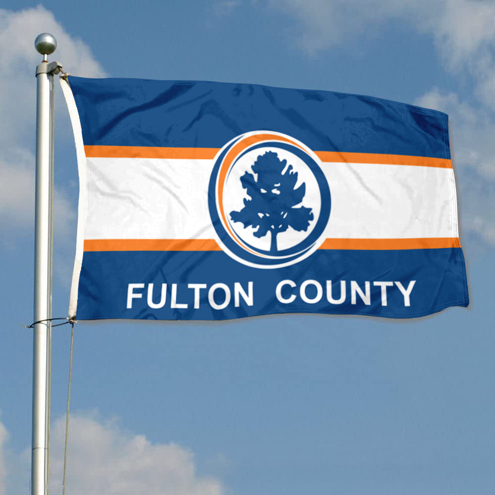 Fyon Fulton County Flag Banner