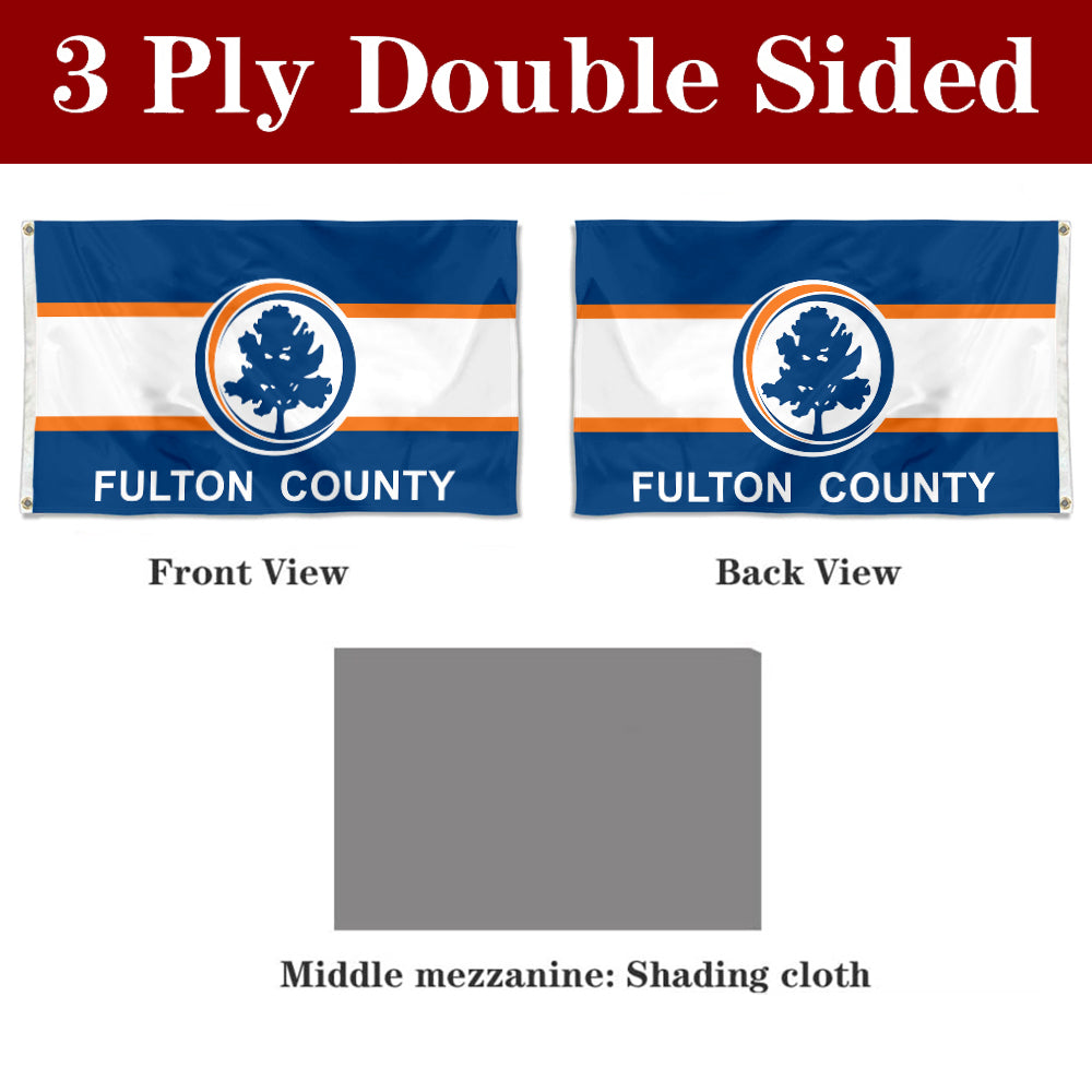 Fyon Fulton County Flag Banner