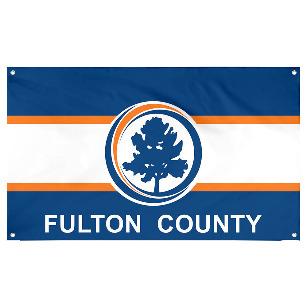 Fyon Fulton County Flag Banner