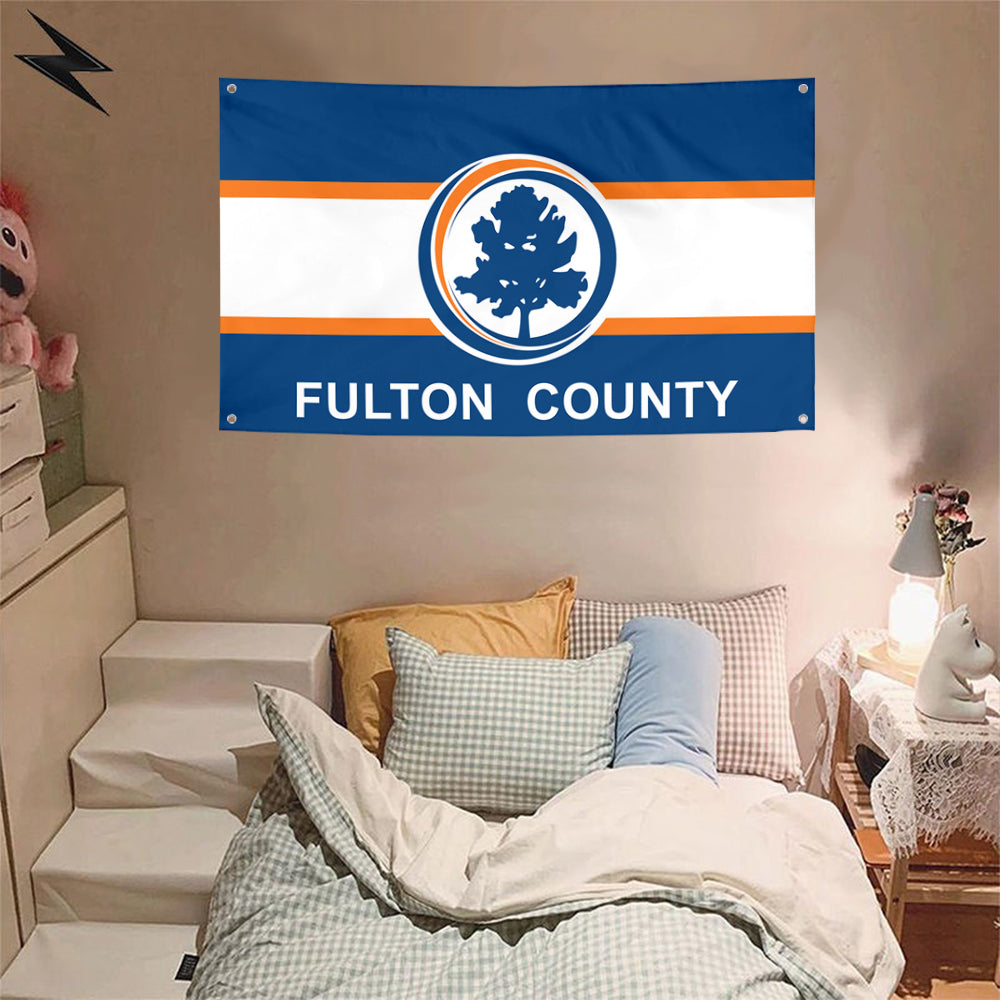 Fyon Fulton County Flag Banner