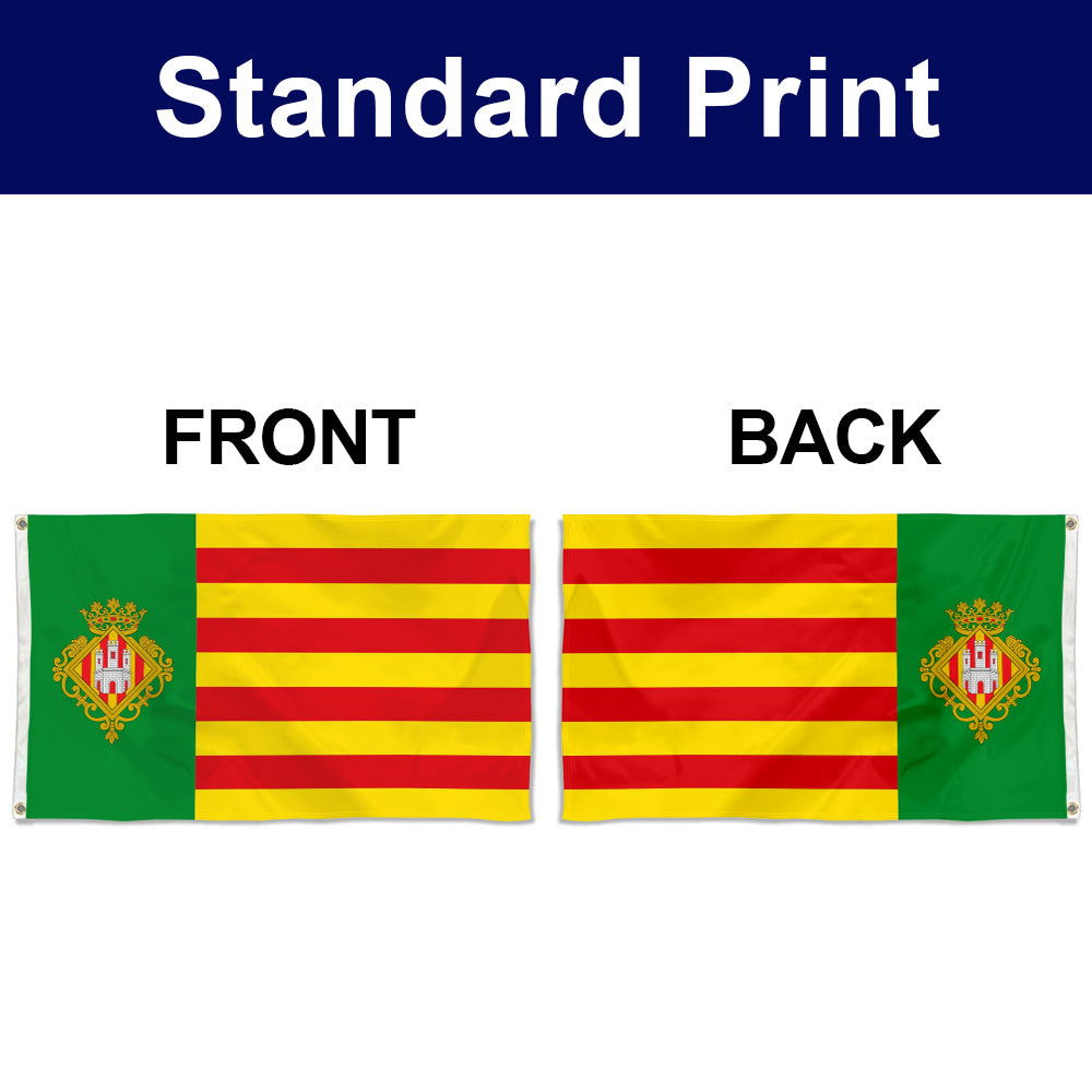 Fyon Castellón de la Plana Valencian Community, Spain Flag banner