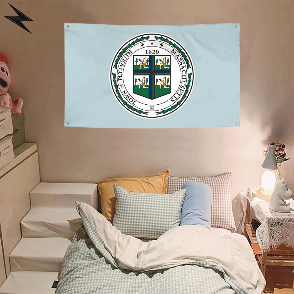 Fyon Plymouth, Massachusetts Flag Banner