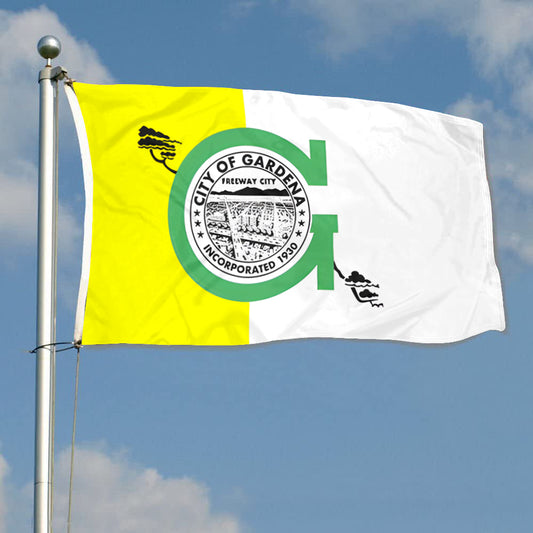 Fyon Gardena, California Flag Banner