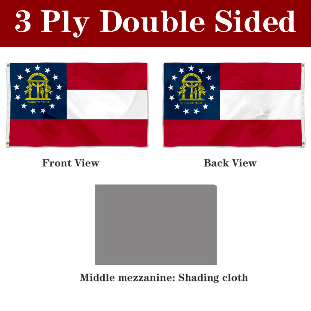 Fyon Georgia Flag Banner