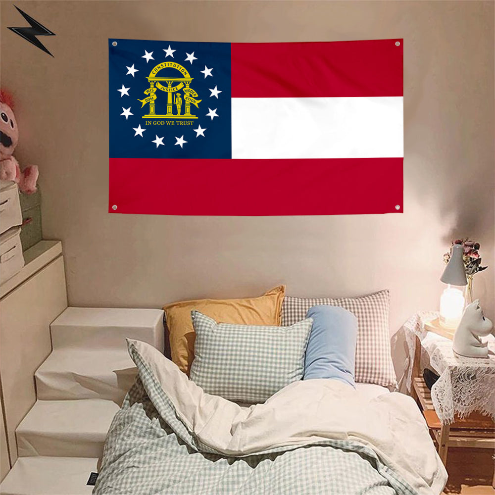 Fyon Georgia Flag Banner