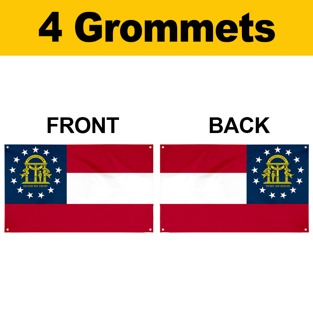 Fyon Georgia Flag Banner