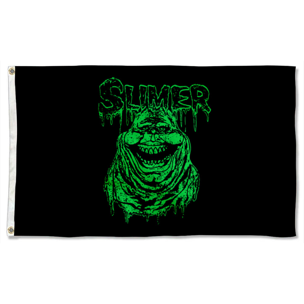 Fyon Ghostbuster slimers Flag Indoor and outdoor banner