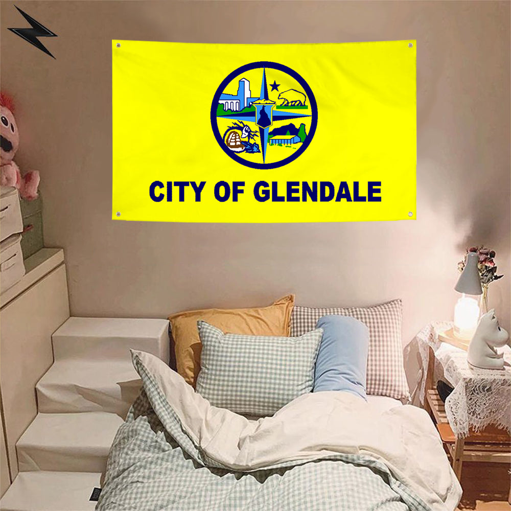 Fyon Glendale, California Flag Banner