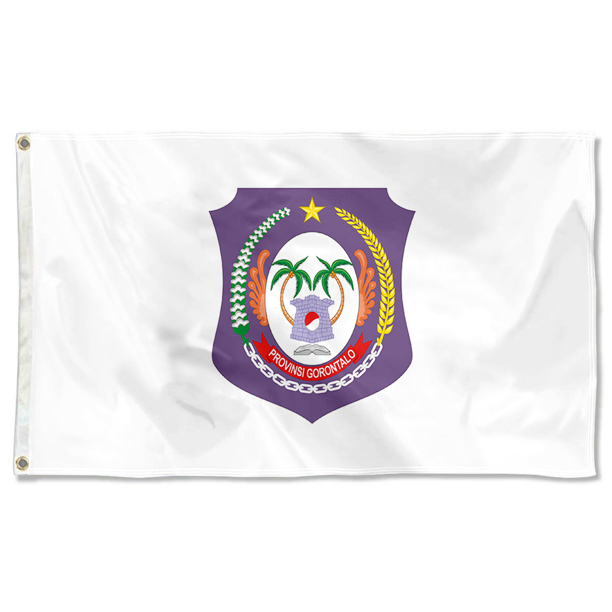 Fyon Gorontalo Province, Indonesia Flag Indoor and outdoor banner