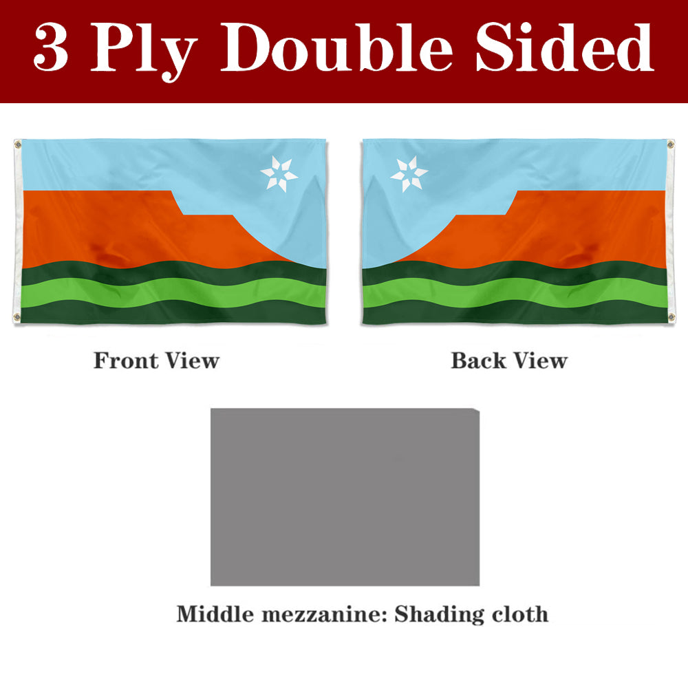 Fyon Green River, Utah Flag Banner