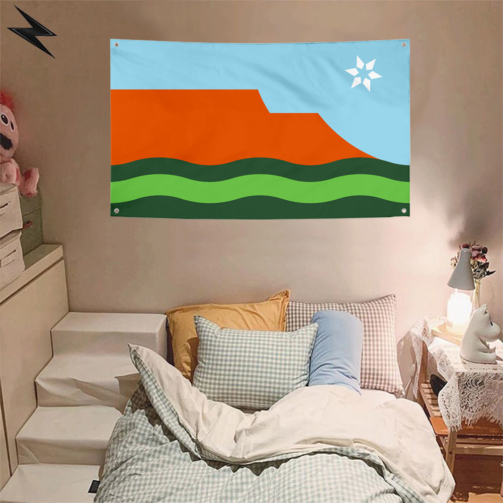 Fyon Green River, Utah Flag Banner