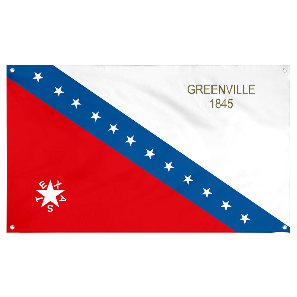 Fyon Greenville,Texas (1845) Flag Banner