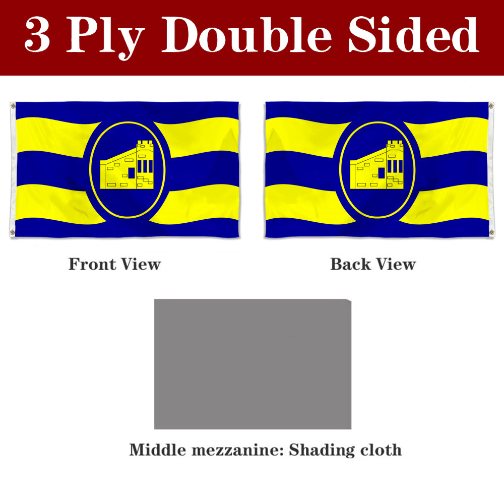 Fyon Guanica, Puerto Rico flag banner