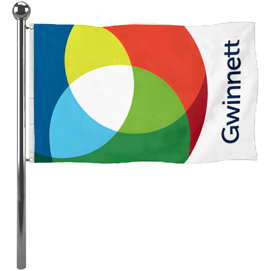 Fyon Gwinnett County Flag Banner