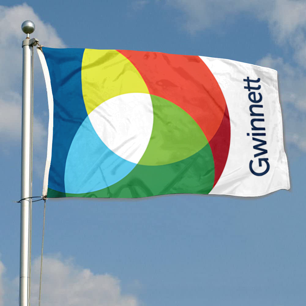 Fyon Gwinnett County Flag Banner
