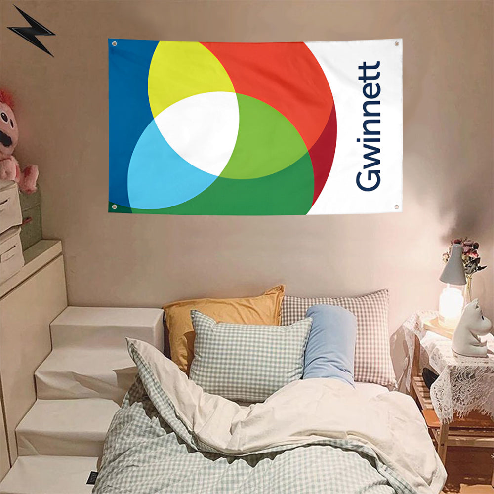 Fyon Gwinnett County Flag Banner