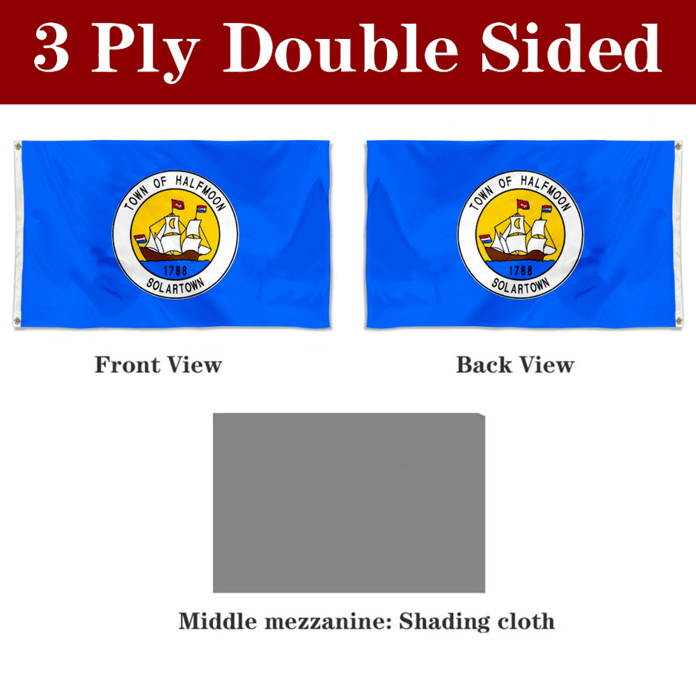 Fyon Halfmoon, New York Flag Banner