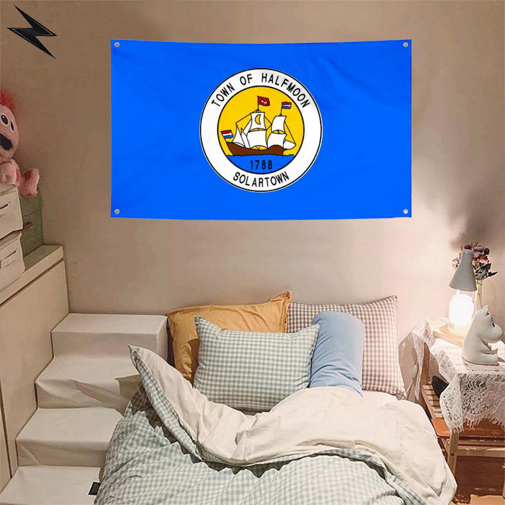 Fyon Halfmoon, New York Flag Banner
