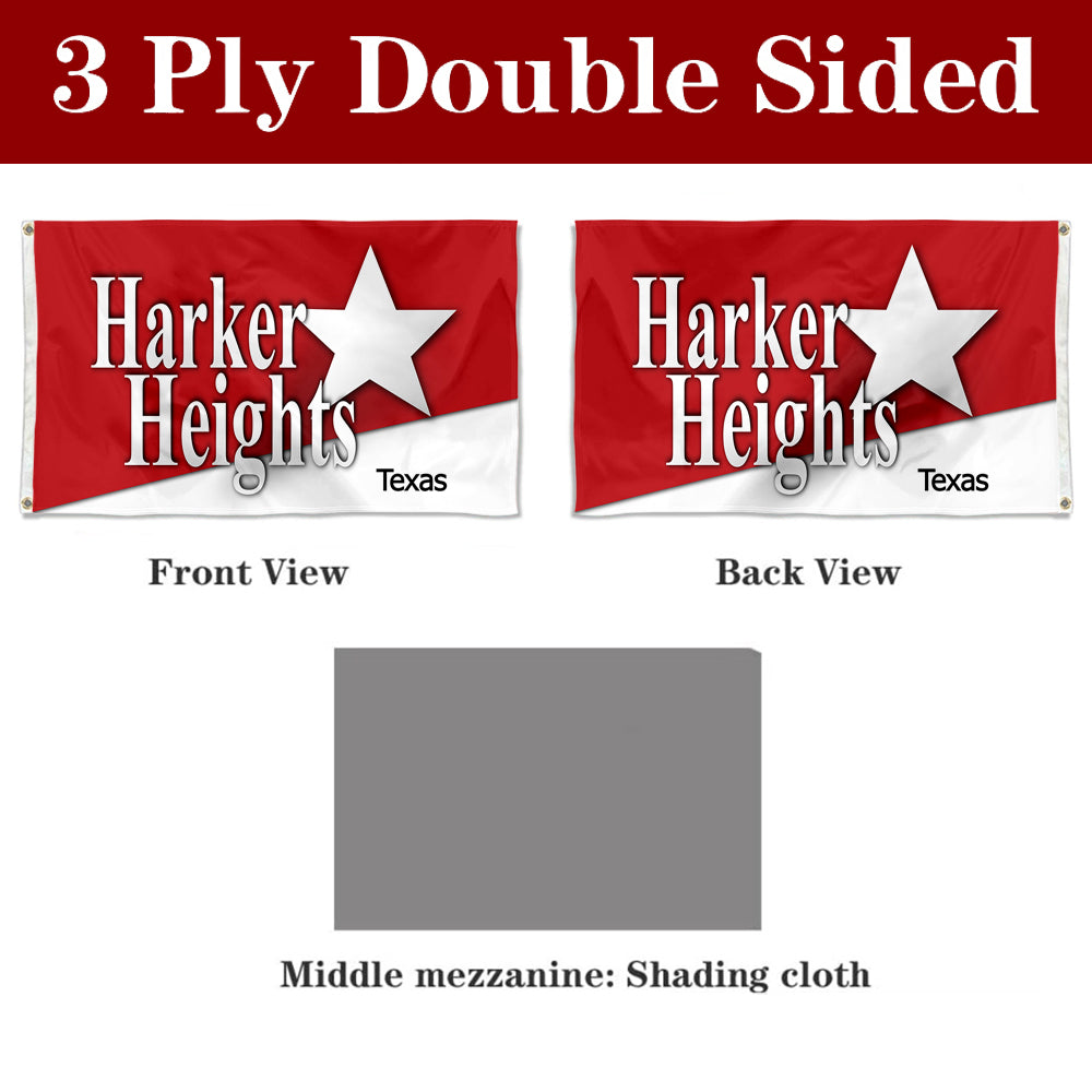 Fyon Harker Heights, Texas Flag Banner