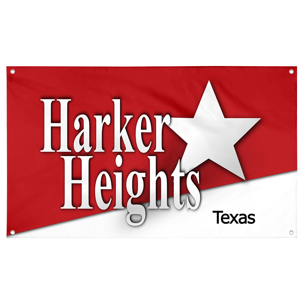 Fyon Harker Heights, Texas Flag Banner