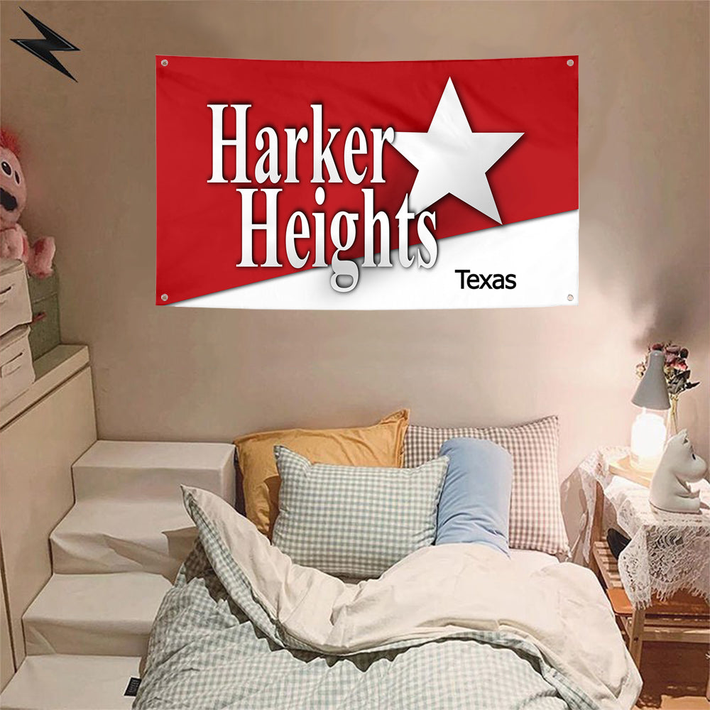 Fyon Harker Heights, Texas Flag Banner