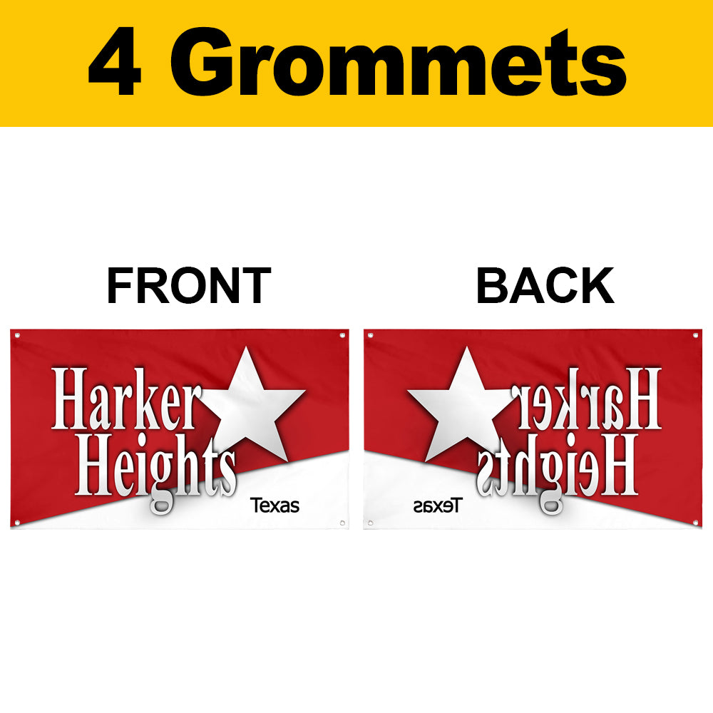 Fyon Harker Heights, Texas Flag Banner