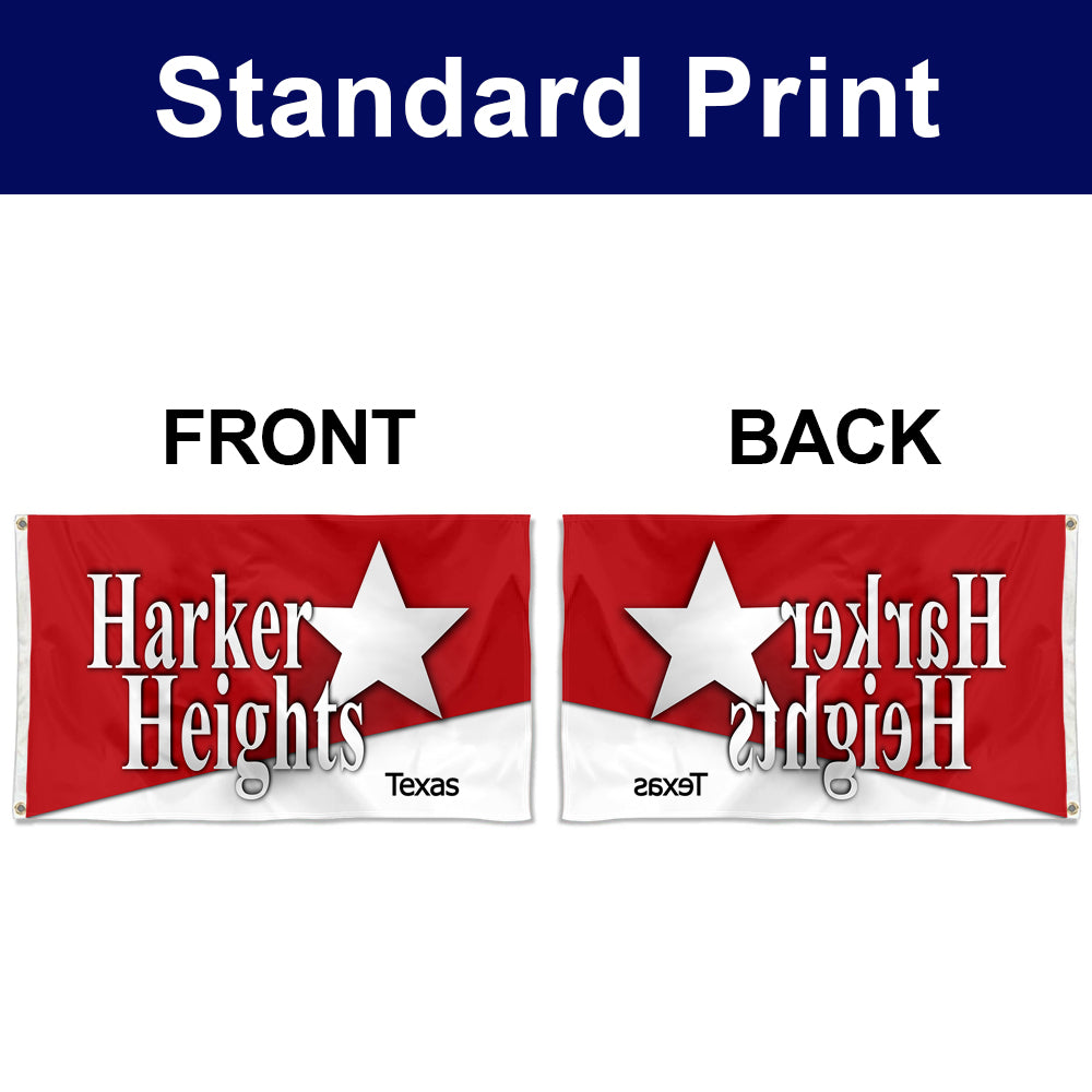 Fyon Harker Heights, Texas Flag Banner