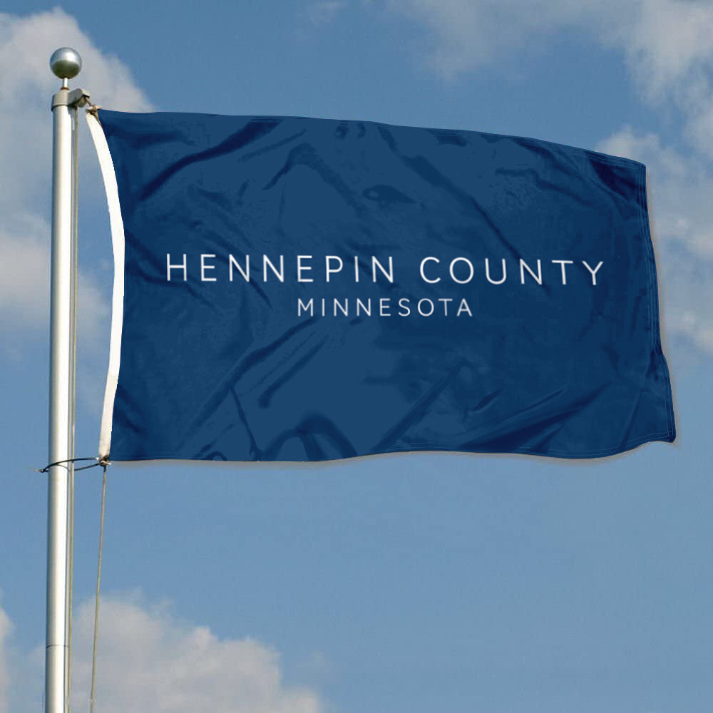 Fyon Hennepin County Flag Banner