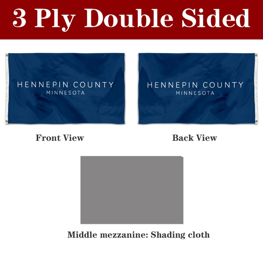 Fyon Hennepin County Flag Banner