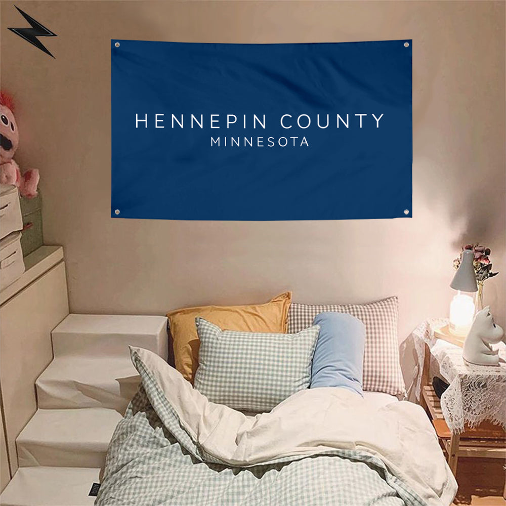Fyon Hennepin County Flag Banner