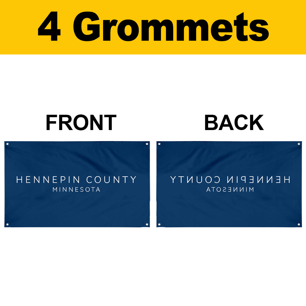 Fyon Hennepin County Flag Banner
