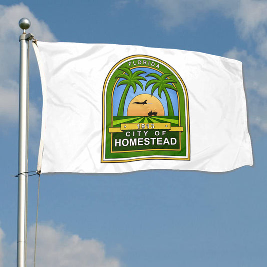 Fyon Homestead, Florida flag Banner