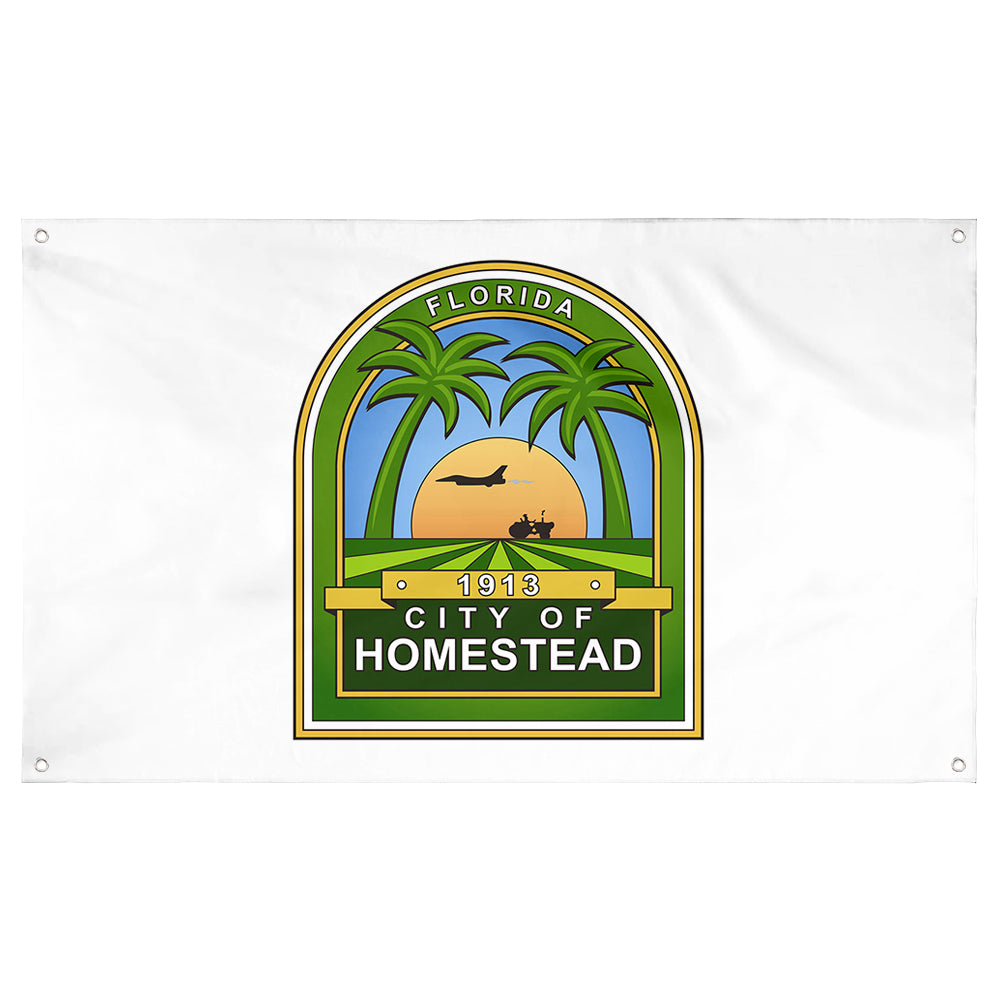 Fyon Homestead, Florida flag Banner