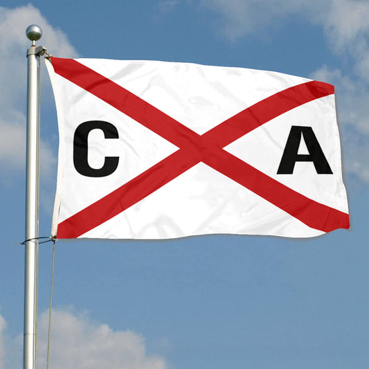 Fyon House of the Canadian Australasian Line Flag Banner