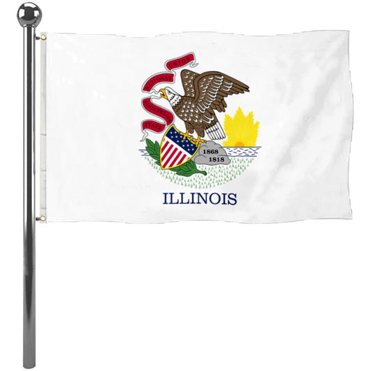 Fyon Illinois Flag Banner