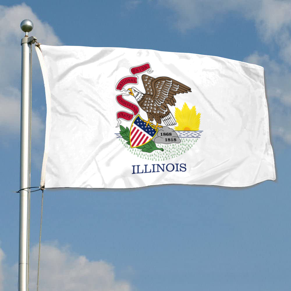 Fyon Illinois Flag Banner
