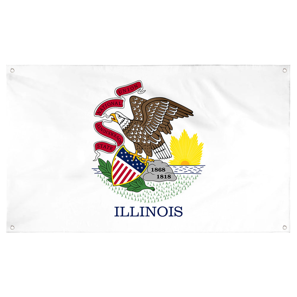 Fyon Illinois Flag Banner