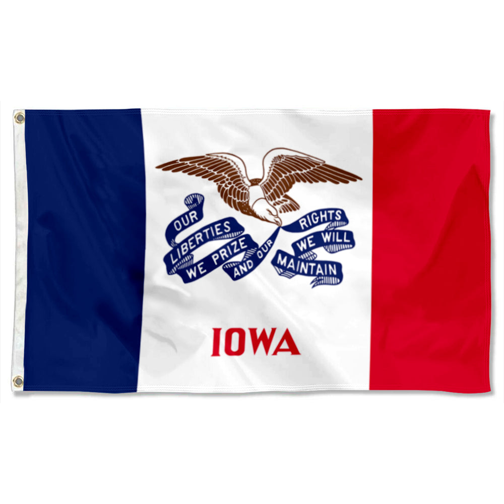 Fyon Iowa Flag Banner