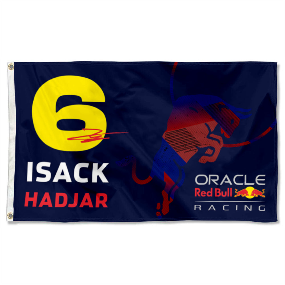 Fyon Isack Hadjar #6 Flag Racing Flags Banner