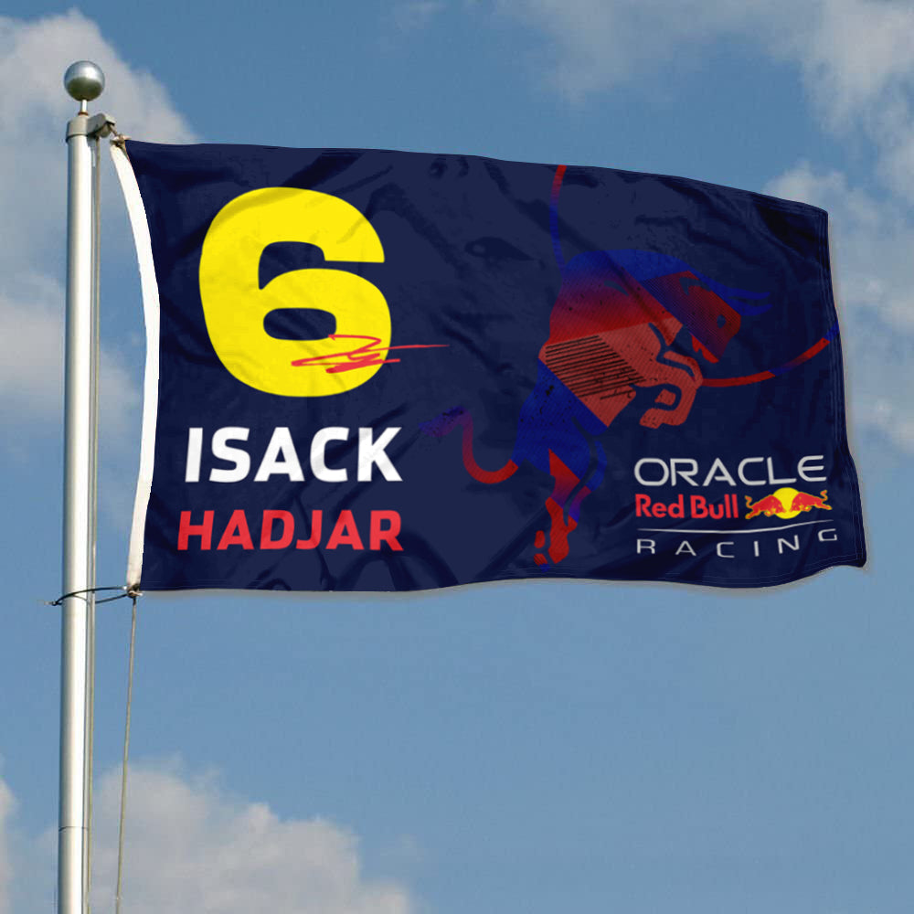 Fyon Isack Hadjar #6 Flag Racing Flags Banner
