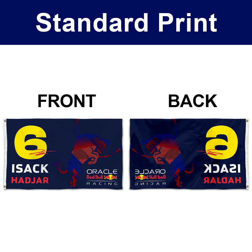 Fyon Isack Hadjar #6 Flag Racing Flags Banner