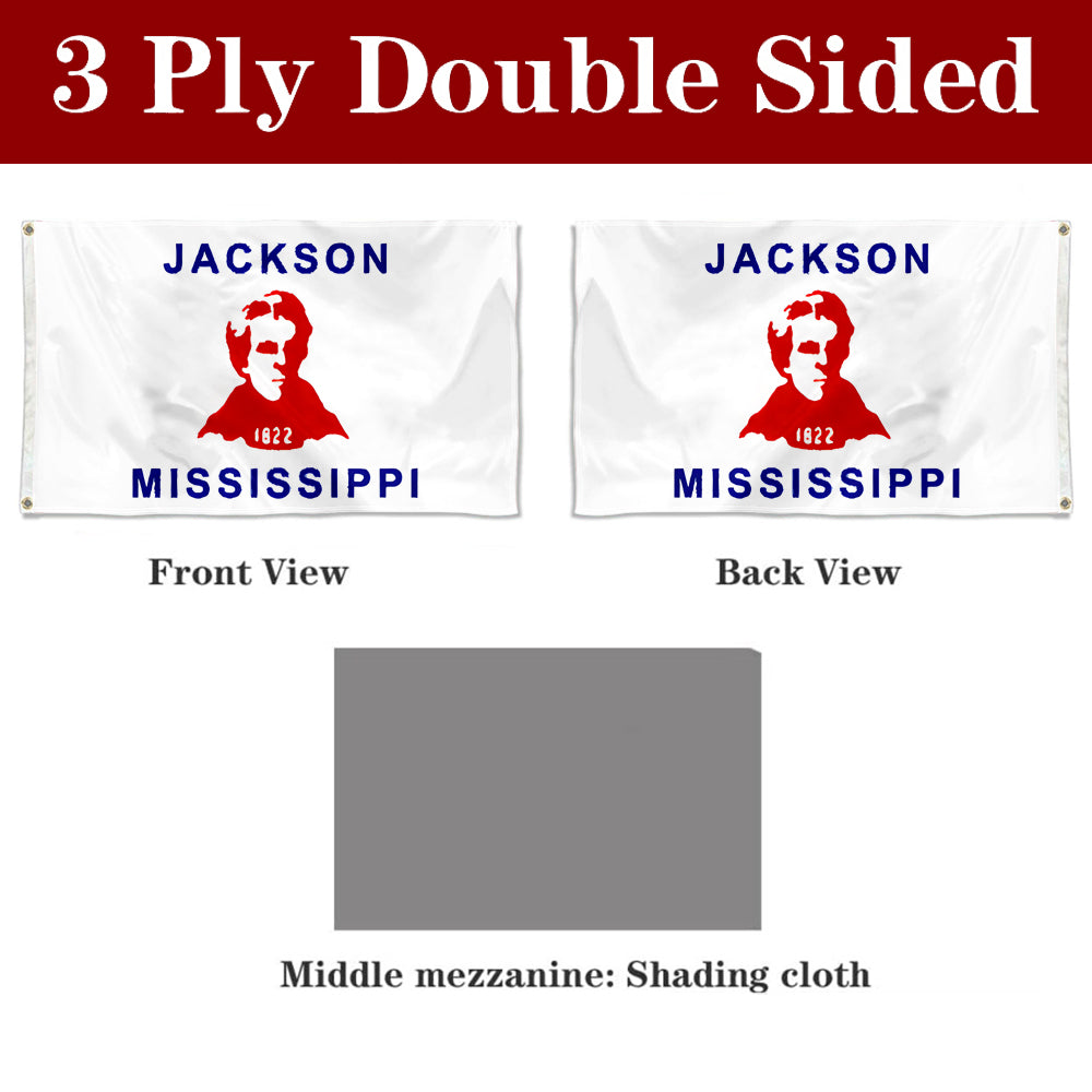 Fyon Jackson, Mississippi (1978–1993) Flag Banner