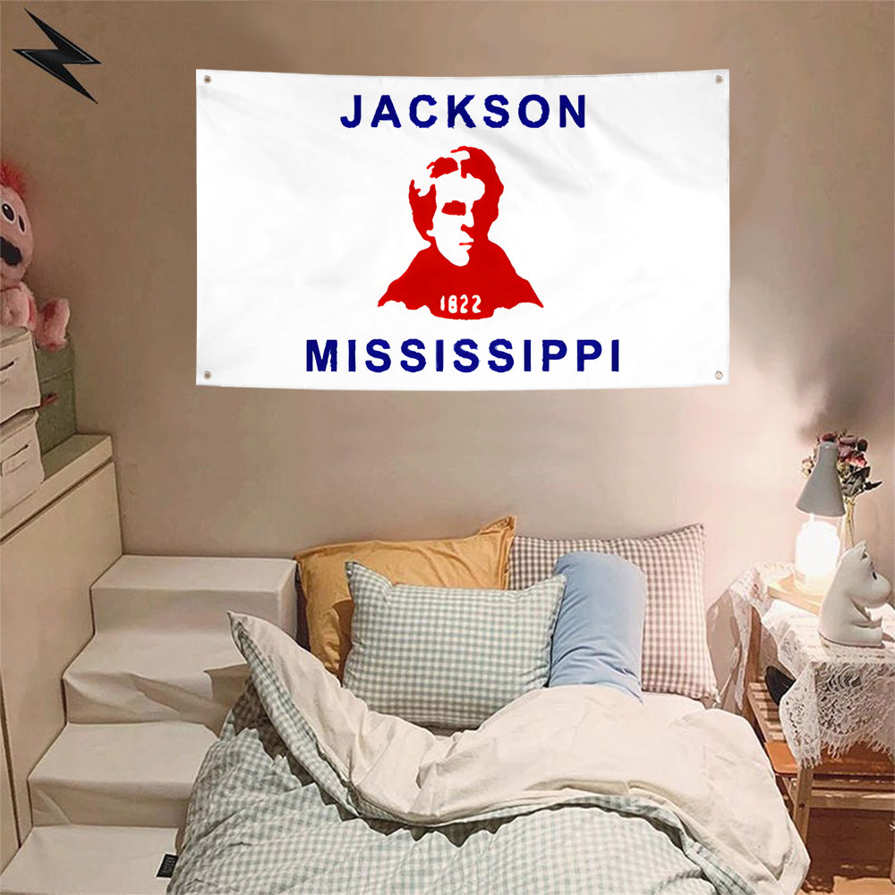 Fyon Jackson, Mississippi (1978–1993) Flag Banner